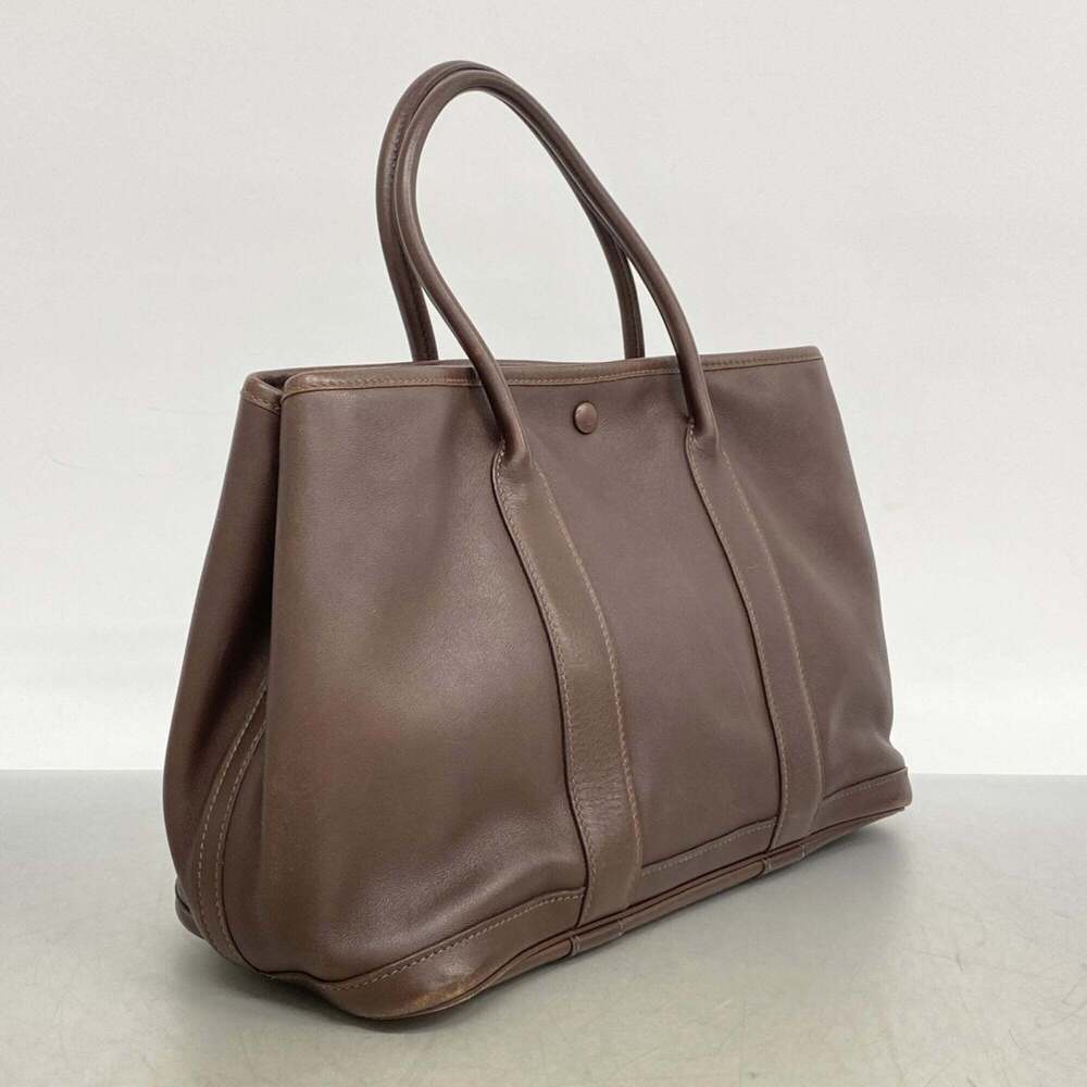 Hermes Garden Twilly TPM Tote Bag, Swift Havana Leather, □H Stamp, Women's, P... - Picture 2 of 11